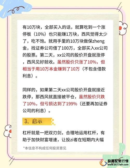 股票有杠杆吗_普通人融资融券加杠杆买股票_普通人配资加杠杆股票风险