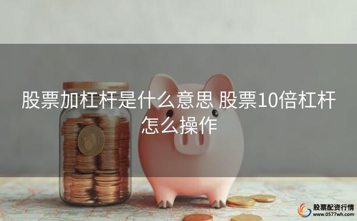 股票加杠杆是什么意思_股票加杠杆方式_融资融券股票杠杆